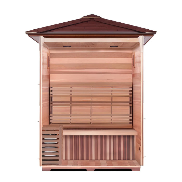 Sunray Waverly 3 - Person Traditional Outdoor Sauna HL300D2 - Topture