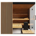 ThermaSol Aalto indoor sauna glass front with black door handle