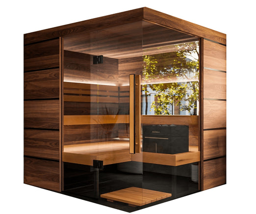 ThermaSol Astra Indoor Sauna Cabin — door on left