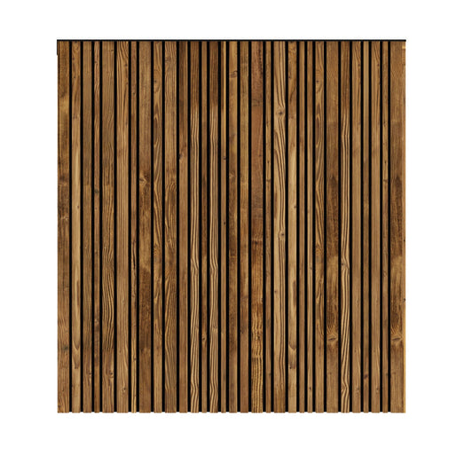 Thermo-Aspen slatted cladding detail on the ThermaSol Fortis sauna cabin
