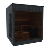 ThermaSol Nordic Misty Medium Sauna Cabin — Electric, door Left