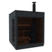 ThermaSol Nordic Misty Medium Sauna Cabin — Wood-Burning, door Left
