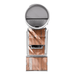 Thermowood & Stainless Drip Tray - Topture