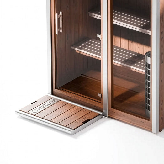 Thermowood & Stainless Drip Tray - Topture