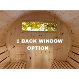 True North 8 Person 10' Long Barrel Sauna - Topture
