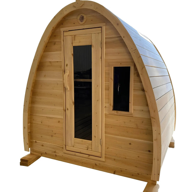 True North Pod 4 - 8 Person Outdoor Sauna - Topture