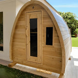 True North Pod 4 - 8 Person Outdoor Sauna - Topture