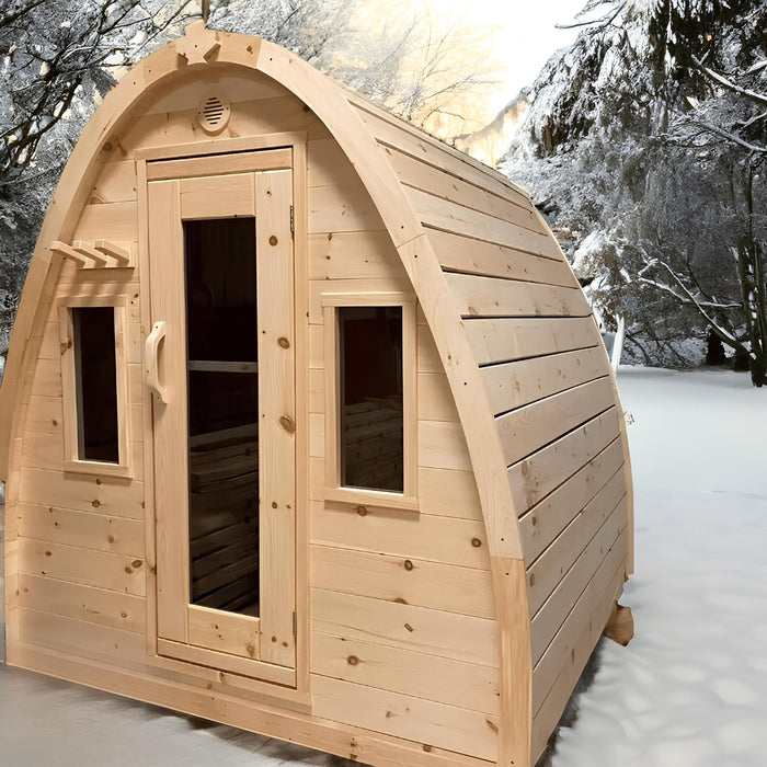 True North Pod 4-8 Person Outdoor Sauna