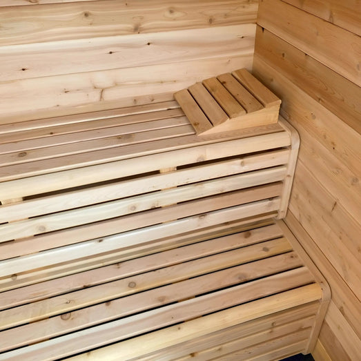 True North Sauna 5 Person Outdoor Traditional Cabin Sauna - Topture