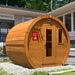 True North Schooner 2 - 8 Person Outdoor Barrel Sauna - Topture