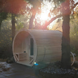 True North Schooner 2 - 8 Person Outdoor Barrel Sauna - Topture