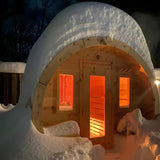 True North Schooner 2 - 8 Person Outdoor Barrel Sauna - Topture