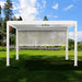 Wind Resistant Side Shade/Screen for 10 ft width on Pergola - Topture