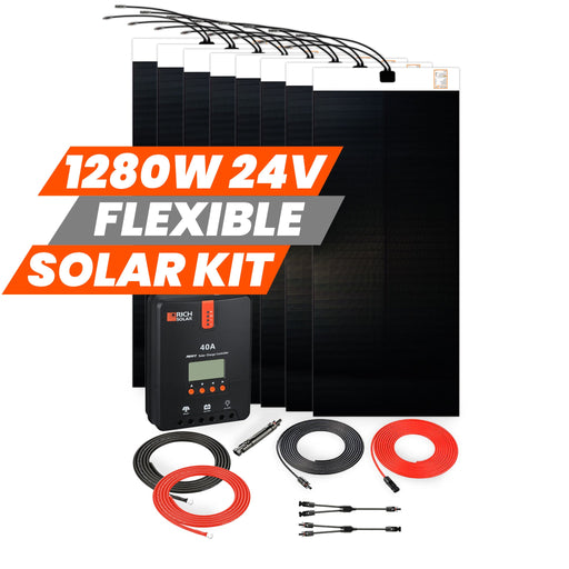 1280 Watt Flexible Solar Kit - Topture