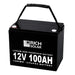 12V 100Ah LiFePO4 Lithium Iron Phosphate Battery - Topture