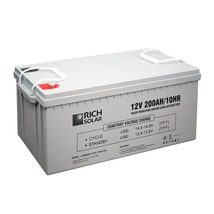 12V 200Ah Deep Cycle AGM Battery - Topture