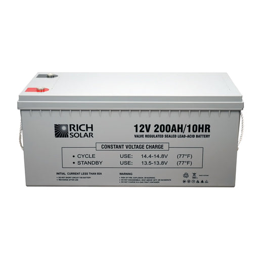 12V 200Ah Deep Cycle AGM Battery - Topture