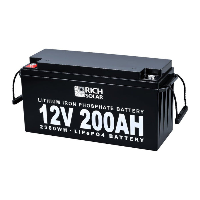 12V 200Ah LiFePO4 Lithium Iron Phosphate Battery - Topture