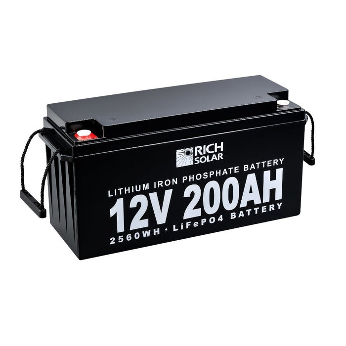 12V 200Ah LiFePO4 Lithium Iron Phosphate Battery - Topture