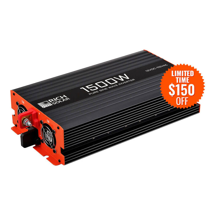 1500 Watt Industrial Pure Sine Wave Inverter - Topture