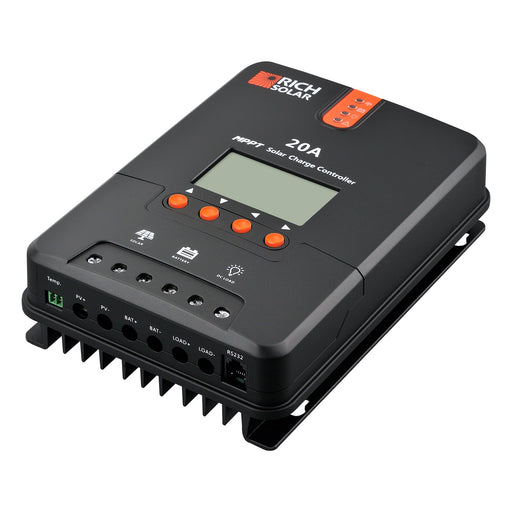 20 Amp MPPT Solar Charge Controller - Topture