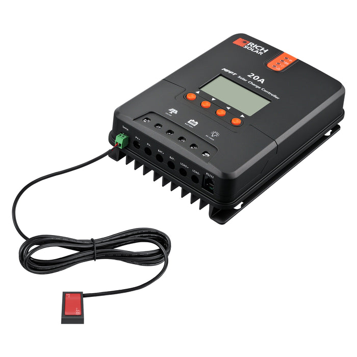 20 Amp MPPT Solar Charge Controller - Topture