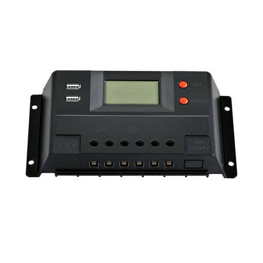 30 Amp PWM Solar Charge Controller - Topture