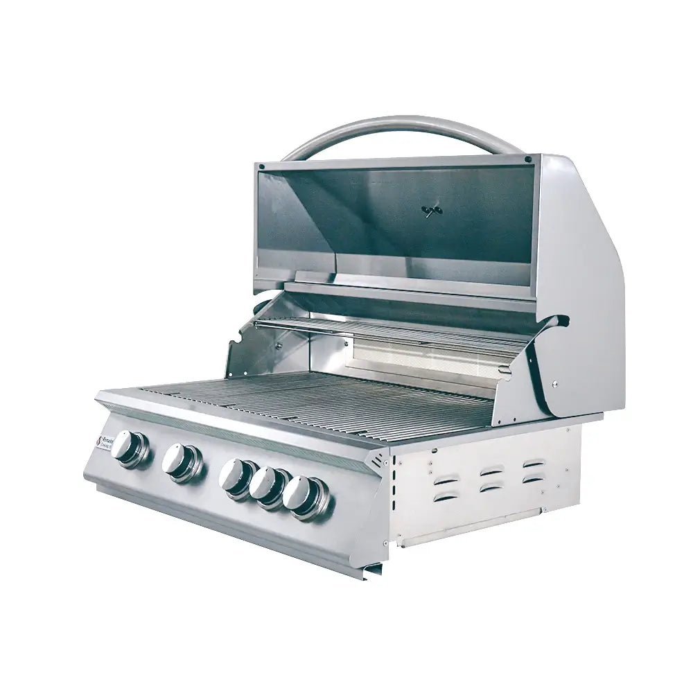 Renaissance Cooking Systems 32" Premier Freestanding Grill W/ Rear Burner RJC32A CK Gas Grills Topture