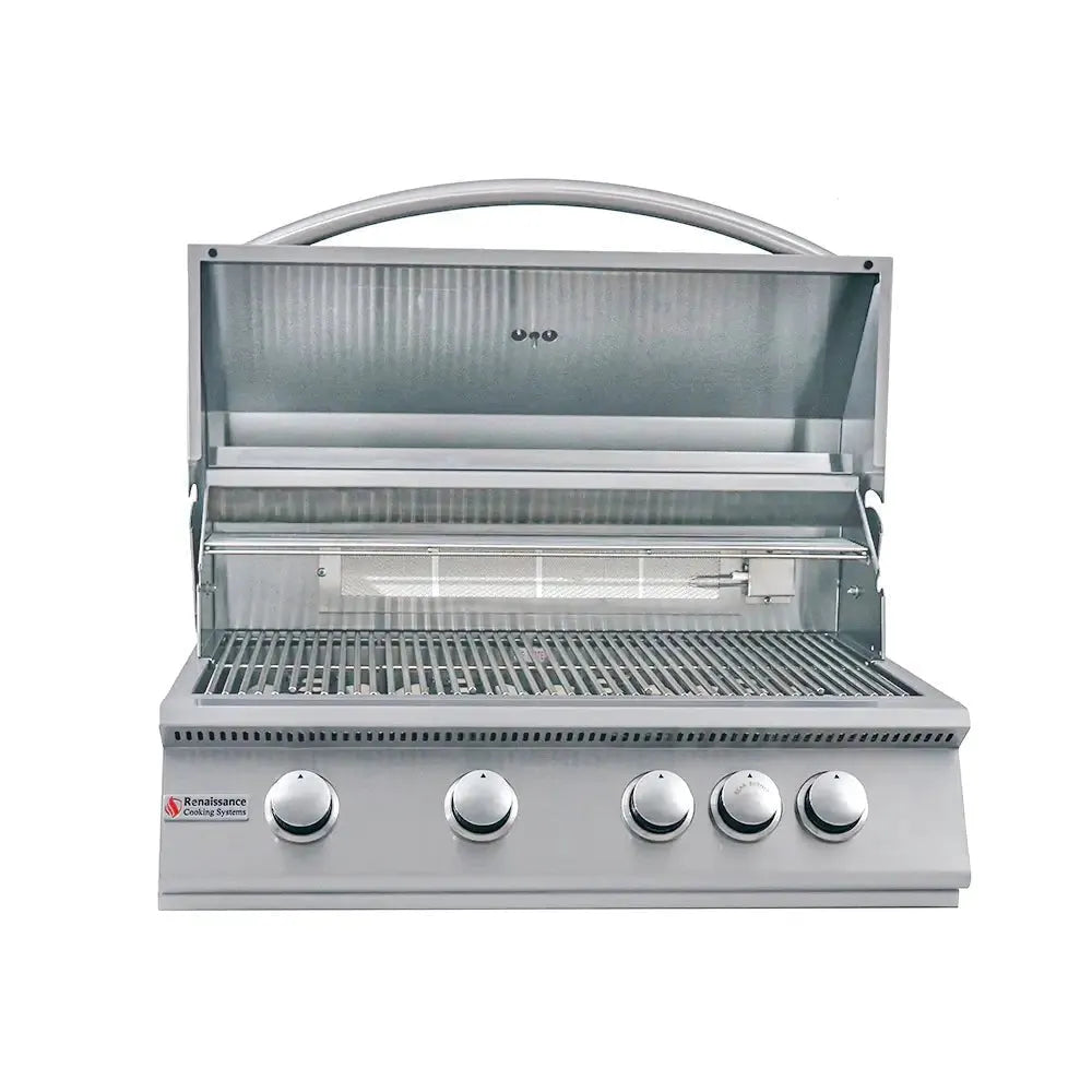 Renaissance Cooking Systems 32" Premier "L" Freestanding Grill RJC32AL CK Gas Grills Topture