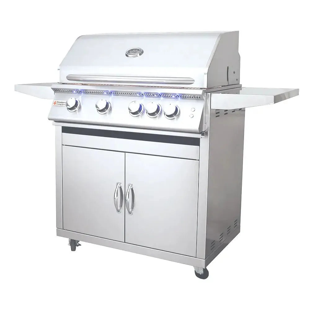 Renaissance Cooking Systems 32" Premier "L" Freestanding Grill RJC32AL CK Gas Grills Topture