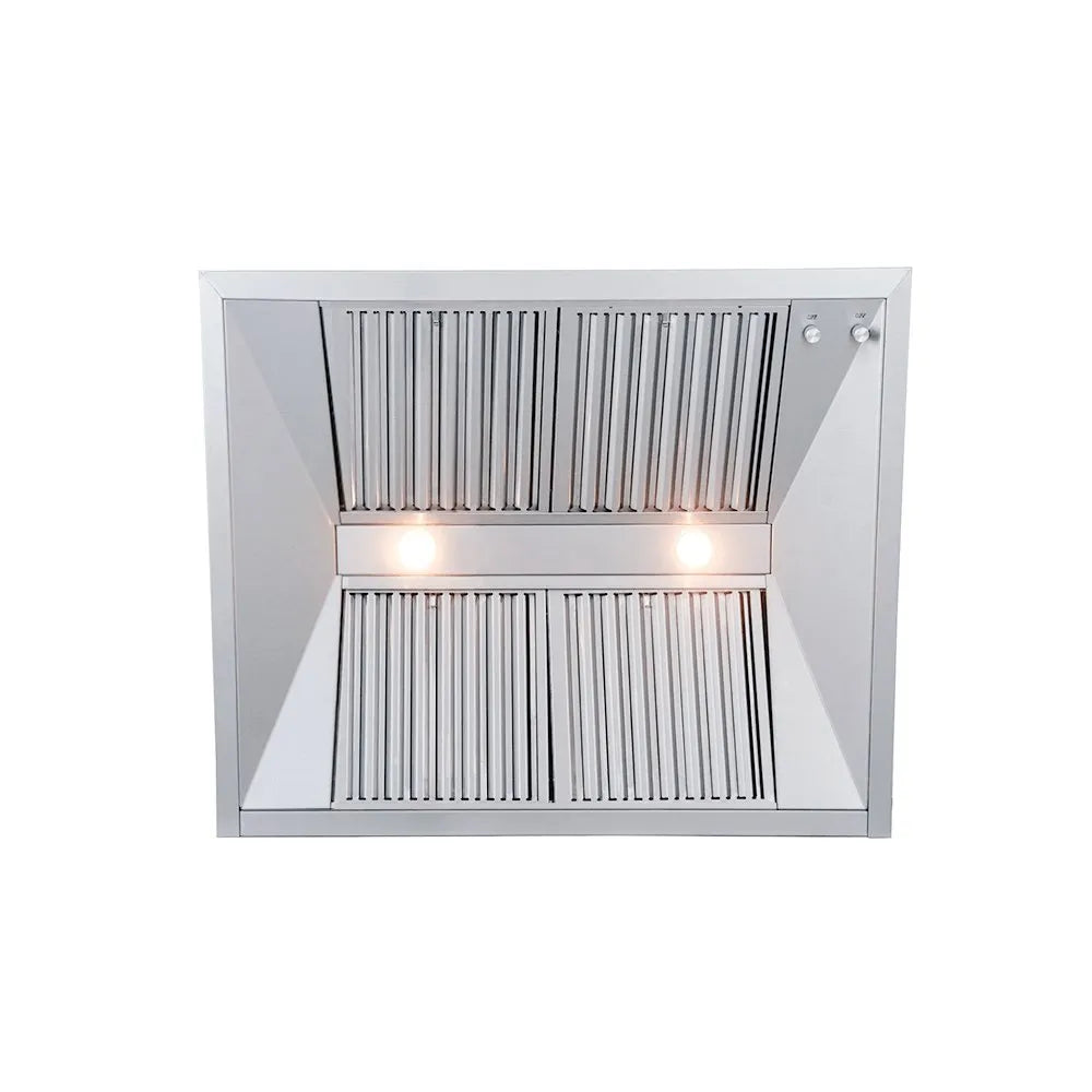 Renaissance Cooking Systems 36" 304 Stainless Steel Vent Hood w/1200 CFM Blower RVH36 Range Hoods Topture