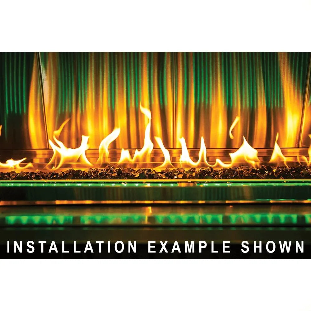 Renaissance Cooking Systems 36" Cedar Creek Outdoor Gas Fireplace RFP36LECONLED Outdoor Fireplaces Topture