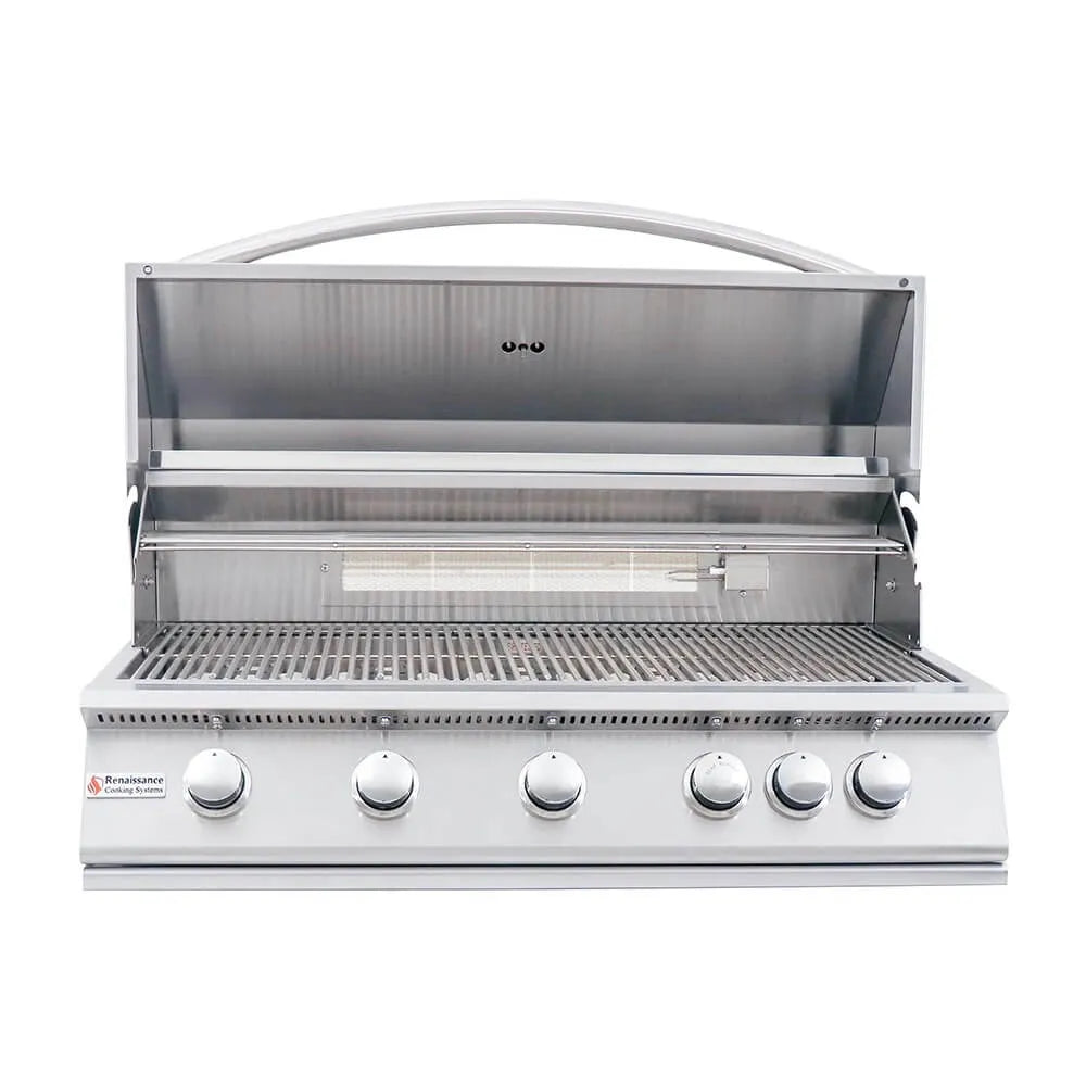 Renaissance Cooking Systems 40" Premier Freestanding Grill RJC40A CK Gas Grills Topture