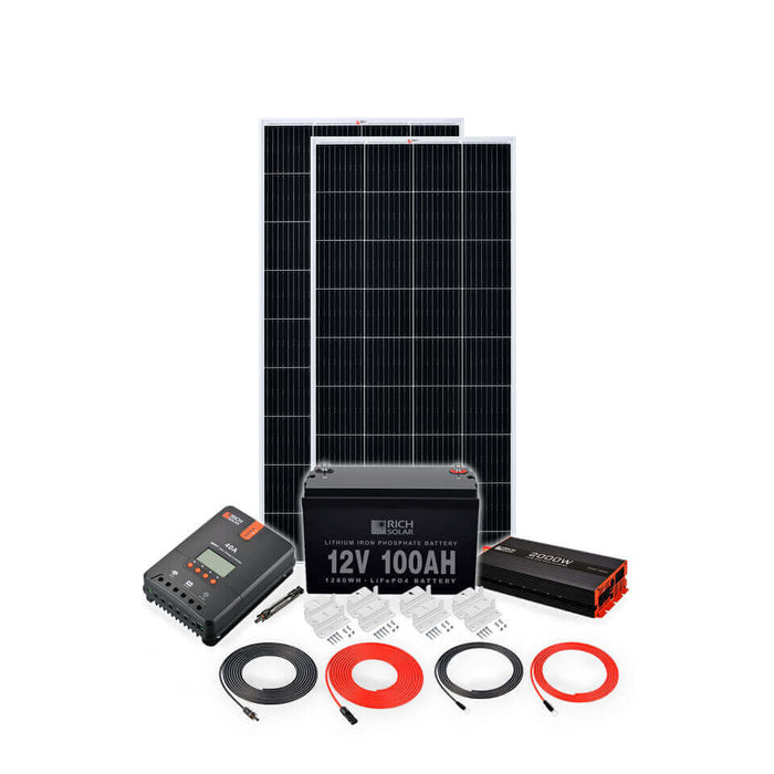 400 Watt Complete Solar Kit - Topture