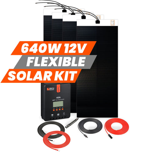 640 Watt Flexible Solar Kit - Topture