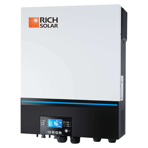 6500 Watt (6.5kW) 48 Volt Off-grid Hybrid Solar Inverter - Topture