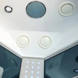 Mesa 9090K Steam Shower Blue or Clear Glass - Mesa WS-9090K-Blue Steam Shower Topture