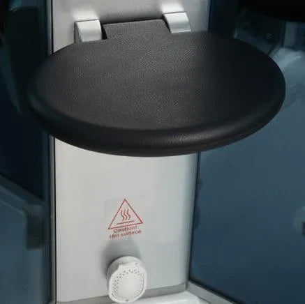 Mesa 9090K Steam Shower Blue or Clear Glass - Mesa WS-9090K-Blue Steam Shower Topture