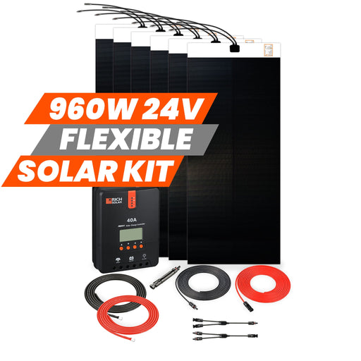 960 Watt Flexible Solar Kit - Topture
