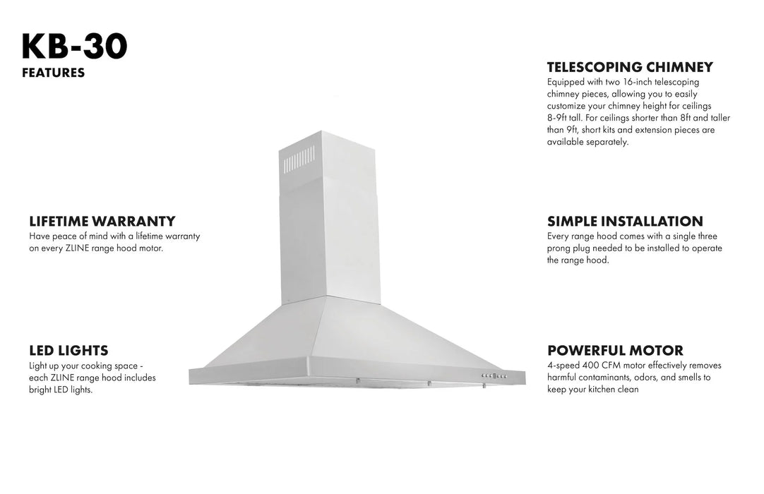 ZLINE KB Wall Range Hood