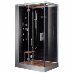 Ariel Platinum Ariel Platinum DZ959F8 Steam Shower | Black or White DZ 959 Left Black Steam Shower Topture