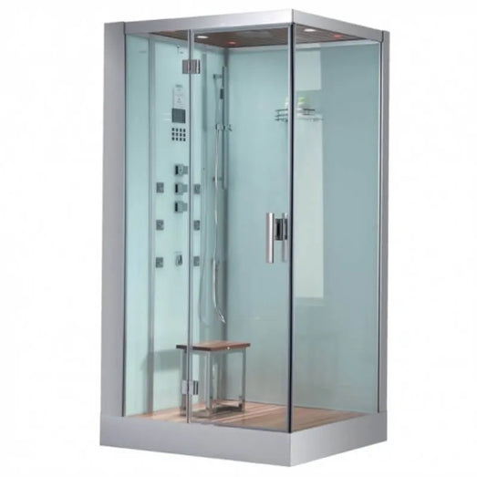 Ariel Platinum Ariel Platinum DZ959F8 Steam Shower | Black or White DZ 959 Left White Steam Shower Topture