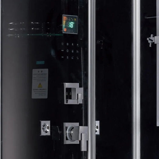 Ariel Platinum Ariel Platinum DZ959F8 Steam Shower | Black or White DZ 959 Left White Steam Shower Topture