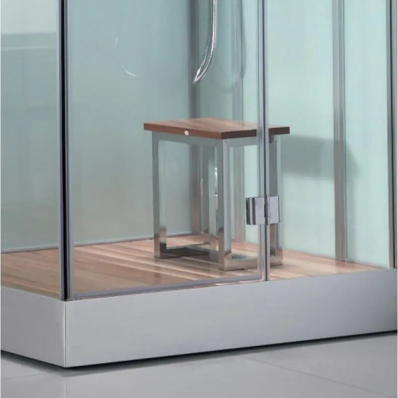 Ariel Platinum Ariel Platinum DZ959F8 Steam Shower | Black or White DZ 959 Left White Steam Shower Topture