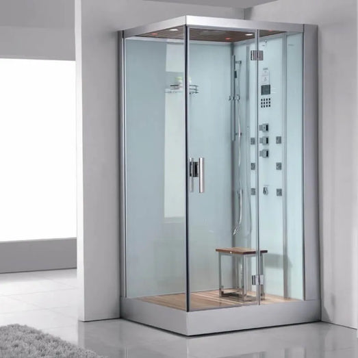 Ariel Platinum Ariel Platinum DZ959F8 Steam Shower | Black or White DZ 959 Right White Steam Shower Topture