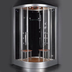 Ariel Platinum Ariel Platinum DZ962F8 Steam Shower | White or Black DZ 962 Black Steam Shower Topture