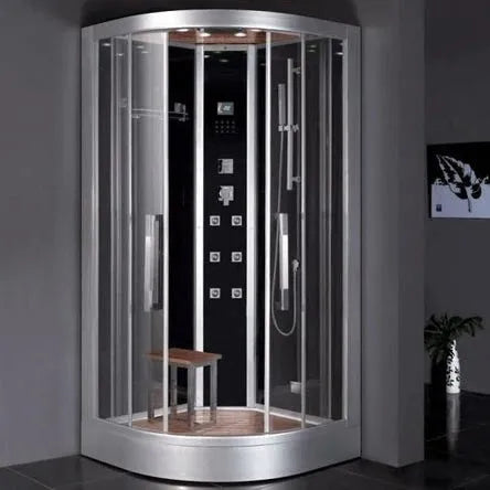 Ariel Platinum Ariel Platinum DZ963F8 Steam Shower | White or Black DZ963-Black Steam Shower Topture