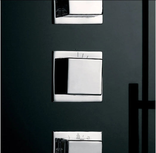 Ariel Platinum Ariel Platinum DZ972 Steam Shower in White/Black DZ972-Black Steam Shower Topture