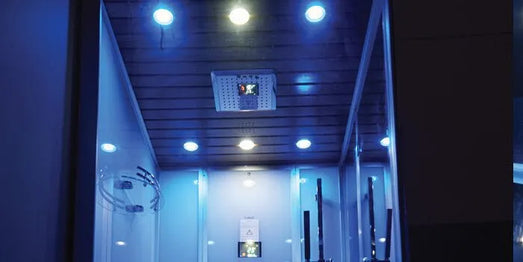 Ariel Platinum Ariel Platinum DZ972F8 Steam Shower | White or Black DZ972-White Steam Shower Topture