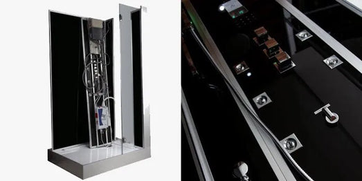 Ariel Platinum Ariel Platinum DZ972F8 Steam Shower | White or Black DZ972-White Steam Shower Topture